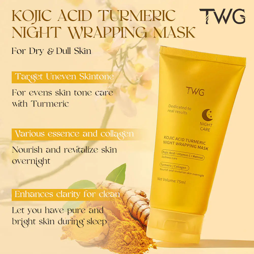TWG Kojic Acid & Turmeric Night Wrapping Mask